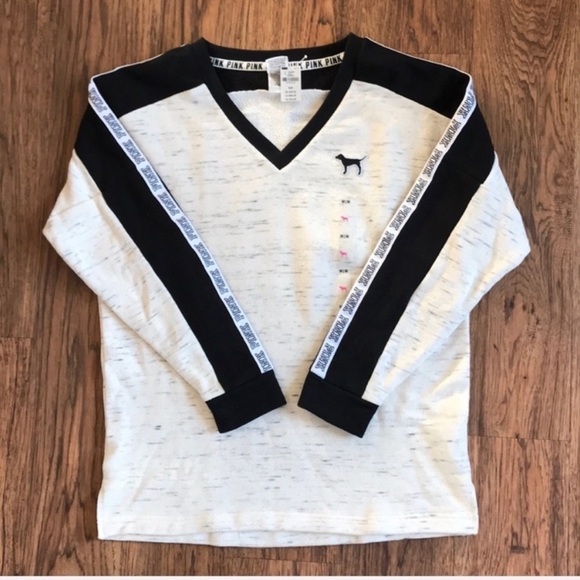 VS PINK Varsity Crew Pullover - Picture 2 of 5